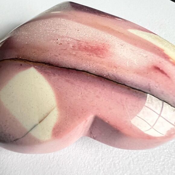 Mookaite Jasper Crystal Heart (#11) - Picture 4 of 10